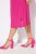 Ulla Popken 838765 Kurzärmliges Jerseykleid mit V-Ausschnitt Rosa - Kleider - Kleider für alle Größen