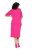 Ulla Popken 838765 Kurzärmliges Jerseykleid mit V-Ausschnitt Rosa - Kleider - Kleider für alle Größen