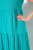Ulla Popken 839135 Ärmelloses Maxikleid Türkis - Maxikleider - Maxikleider in großen Größen