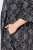 Ulla Popken 839518 Kleid mit Animal-Print und 3/4-Ärmeln Anthrazit - Maxikleider - Maxikleider in großen Größen