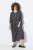 Ulla Popken 839518 Kleid mit Animal-Print und 3/4-Ärmeln Anthrazit - Maxikleider - Maxikleider in großen Größen