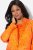 Ulla Popken 839607 Bedruckter Satinblazer Hellorange - Blazer - Blazer in großen Größen für Damen