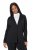 Ulla Popken 839843 Plissierter Blazer Schwarz - Blazer - Blazer in großen Größen für Damen