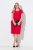 Ulla Popken 839896 Jerseykleid mit Strasssteinen Rosa - Abendkleider - Abendkleider in großen Größen
