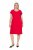 Ulla Popken 839896 Jerseykleid mit Strasssteinen Rosa - Abendkleider - Abendkleider in großen Größen