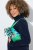 Ulla Popken 840024 Regenjacke mit Animal-Print Mintgrün - Regenkleidung - 