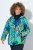 Ulla Popken 840024 Regenjacke mit Animal-Print Mintgrün - Regenkleidung - 