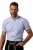 JP1880 Shirt Traditional Short Sleeve Checked Light Blue - Herrenhemden - Herrenhemden in großen Größen