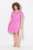 Ulla Popken 840115 Kurzärmliges Jerseykleid Rosa - Jerseykleider - 