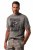 JP1880 Beer King Design Vintage Looking T-Shirt Gray - Herren-T-Shirts in großen Größen - Herren-T-Shirts in großen Größen