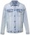 Men+ 394 Jeansjacke mit Brusttaschen Hellblau - Herren jacken - Herren Jacken in großen Größen