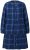 Ulla Popken 840929 Kariertes Kleid Dunkelblau - Midikleider - Midikleider für Damen in großen Größen