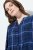 Ulla Popken 840929 Kariertes Kleid Dunkelblau - Midikleider - Midikleider für Damen in großen Größen