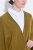 Ulla Popken 841117 Oversize-Strickponcho mit Strasssteinen Oliv - Ponchos & Capes - 