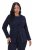 Ulla Popken 841163 Jerseyblazer aus Jacquard Dunkelblau - Blazer - Blazer in großen Größen für Damen