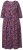 Ulla Popken 841219 Geblümtes Maxikleid Dunkellila - Maxikleider - Maxikleider in großen Größen