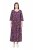 Ulla Popken 841219 Geblümtes Maxikleid Dunkellila - Maxikleider - Maxikleider in großen Größen