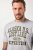 JP1880 T-shirt Short Sleeve Chest Print Grey Melange - Herren-T-shirts - Herren-T-Shirts in großen Größen