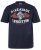 JP1880 T-Shirt Short Sleeve Chest Print Navy - Herren-T-shirts - Herren-T-Shirts in großen Größen