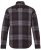 JP1880 Shirt Flannel Long Sleeve Dark Brown - Herrenhemden - Herrenhemden in großen Größen