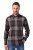 JP1880 Shirt Flannel Long Sleeve Dark Brown - Herrenhemden - Herrenhemden in großen Größen