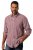 JP1880 Checked Flannel Shirt Long Sleeve Light Red - Herrenhemden - Herrenhemden in großen Größen