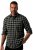 JP1880 Checked Flannel Shirt Long Sleeve Eucalyptus Green - Herrenhemden - Herrenhemden in großen Größen
