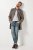 JP1880 Coat Flexnamic Quilted Insert Grey TALL - TALL jacken - TALL Jacken für große Herren