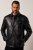 JP1880 Leather Jacket Finest Lamb Nappa Black - Herren jacken - Herren Jacken in großen Größen