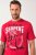 JP1880 T-Shirt Short Sleeve Serpent Red - Herren-T-shirts - Herren-T-Shirts in großen Größen