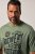 JP1880 T-Shirt Short Sleeve Chest Print Eucalyptus Green - Herren-T-shirts - Herren-T-Shirts in großen Größen