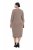 Ulla Popken 841952 Sweatkleid mit V-Ausschnitt Hellbraun - Kleider - Kleider für alle Größen
