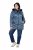 Ulla Popken 842013 Steppjacke Denimblau - Jacken - Damenjacken in großen Größen