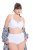 Ulla Popken 842435 Slips mit hoher Taille 3er-Pack Weiß - Slips - 