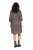 Ulla Popken 842936 Gestreiftes Kleid mit 3/4-Ärmeln Dunkelblau - Abendkleider - Abendkleider in großen Größen