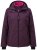 Ulla Popken 843105 Wasserdichte HYPRAR Funktionsjacke mit Wellenmuster Pflaume - Jacken - Damenjacken in großen Größen