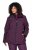 Ulla Popken 843105 Wasserdichte HYPRAR Funktionsjacke mit Wellenmuster Pflaume - Jacken - Damenjacken in großen Größen