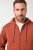 JP1880 Hoodie With Zipper Brick Brown - Herren-sweater und -hoodies - Herren-Sweater und -Hoodies in großen Größen