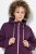 Ulla Popken 843186 Wasserabweisende Softshelljacke mit Reflektoren Weinrot - Jacken - Damenjacken in großen Größen