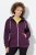 Ulla Popken 843186 Wasserabweisende Softshelljacke mit Reflektoren Weinrot - Jacken - Damenjacken in großen Größen