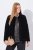 Ulla Popken 843244 Samtjacke Schwarz - Jacken - Damenjacken in großen Größen