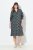 Ulla Popken 843506 Gemustertes Sweatkleid Schwarz - Sweatkleider - 