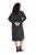 Ulla Popken 843592 Langärmliges Kleid Anthrazit - Strickkleider - 