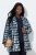 Ulla Popken 843937 Gemusterter Strukturblazer Dunkelblau - Blazer - Blazer in großen Größen für Damen