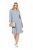 Ulla Popken 843999 Kleid mit 3/4-Ärmeln Grau meliert - Kleider - Kleider für alle Größen