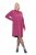 Ulla Popken 844233 Langärmliges Strickkleid Beerenrot - Strickkleider - 