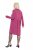 Ulla Popken 844233 Langärmliges Strickkleid Beerenrot - Strickkleider - 