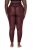 Ulla Popken 844543 Strumpfhose mit Spitze Weinrot - Strumpfhosen & Socken - 