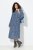Ulla Popken 844594 Geblümtes Midikleid Dunkelblau - Midikleider - Midikleider für Damen in großen Größen