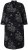 Ulla Popken 844739 Kleid mit 3/4-Ärmeln Schwarz - Midikleider - Midikleider für Damen in großen Größen